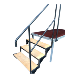 Podiumtrap 80cm hoog met leuning