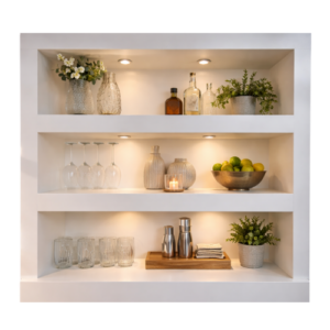 Achterkast Smooth White