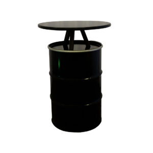 Statafel Industrial White rond