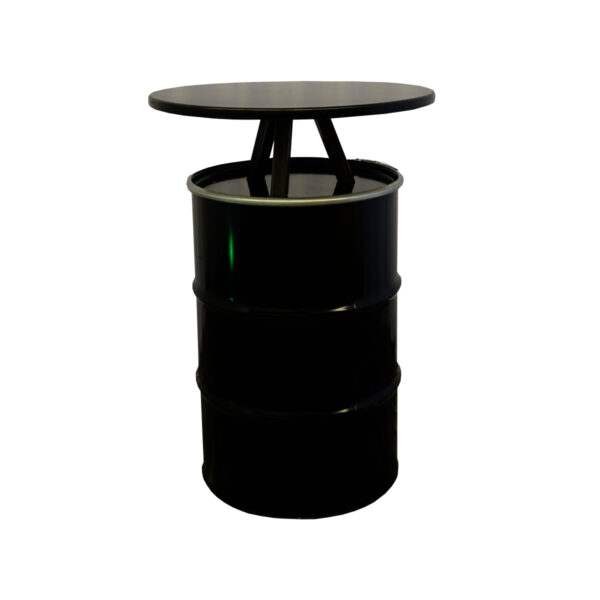 Statafel Industrial White rond