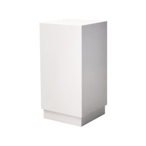 Zuil Smooth White - 120x50x50cm