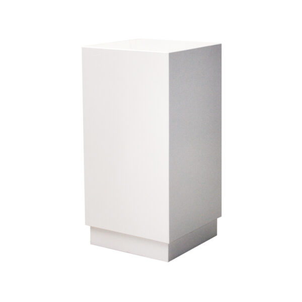 Zuil Smooth White - 120x50x50cm