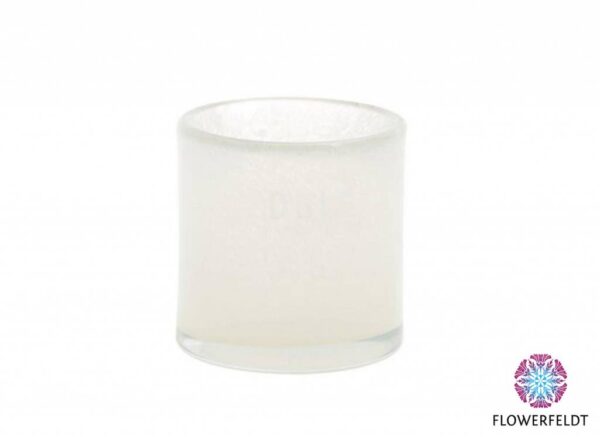 Waxinehouder groot | Dutz white | H10 D9 cm