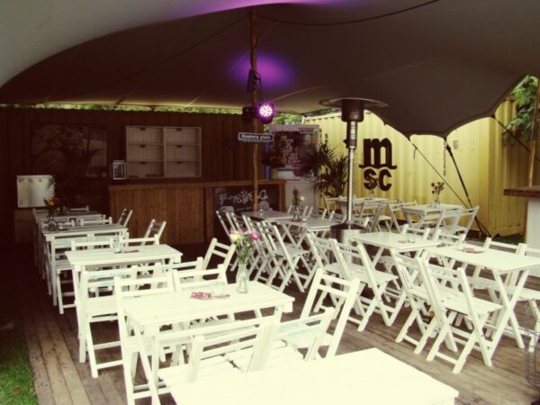 Klapstoel Bistro wit - Afbeelding 3