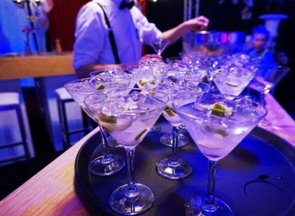 Cocktailglas op hoge voet klein- 6 stuks- - Afbeelding 2