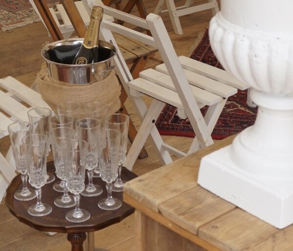 Champagneflute vintage - Afbeelding 2