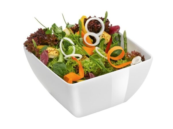 Schaal Melamine vierkant hoog 270x270mm (g)
