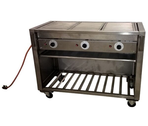 Barbecue groot gas 126x58cm