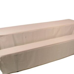 Set hoezen tbv bankenset ecru 80cm breed