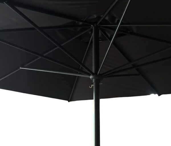 Parasol  incl. voet zwart 3x3m - Afbeelding 2