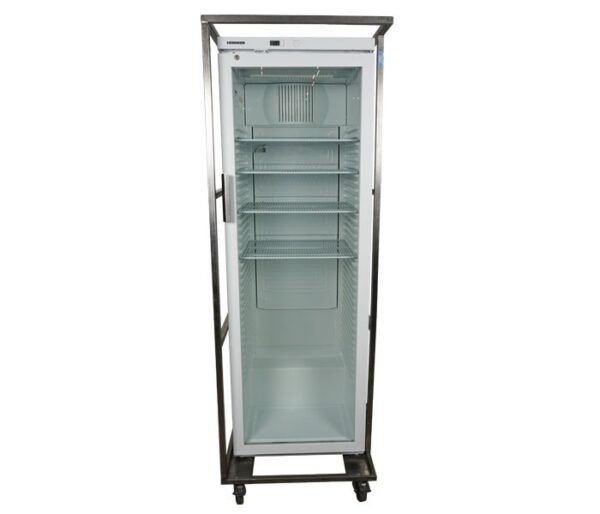 Flessenkoelkast met glazen deur 400L