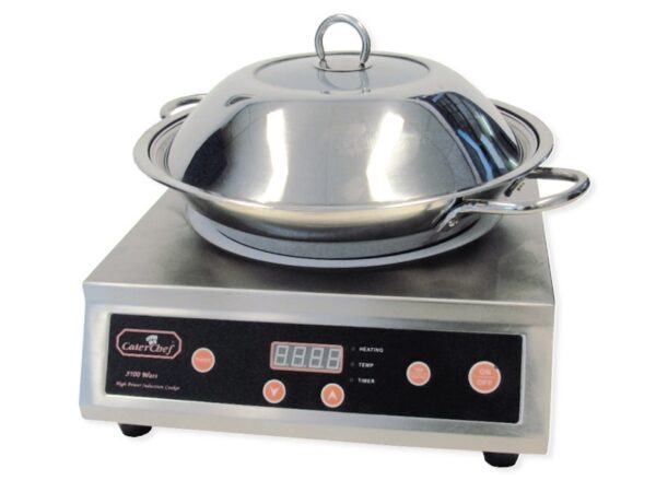 Kookplaat inductie professioneel met wok