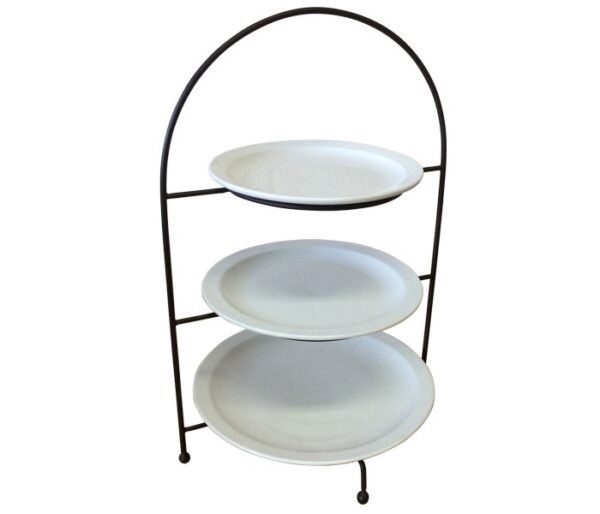 Etagere zwart 3 etages groot