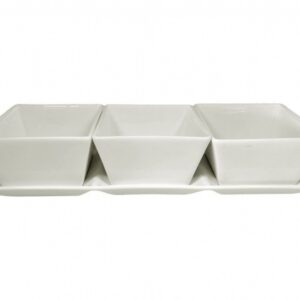 Trendy plateau incl. 3 hoge schaaltjes