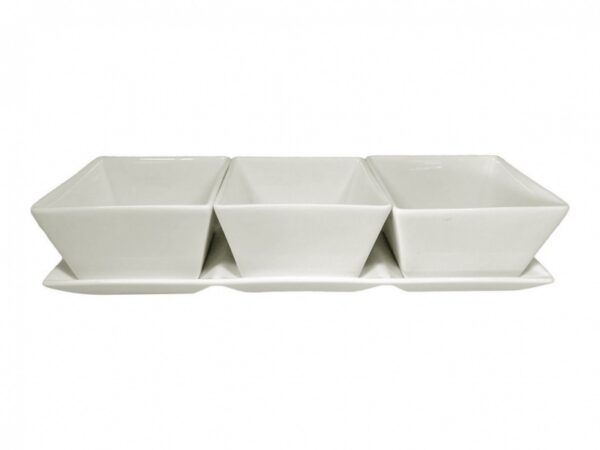 Trendy plateau incl. 3 hoge schaaltjes