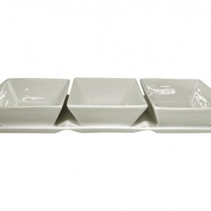 Trendy plateau met 3 schaaltjes