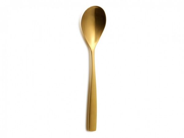 Dessertlepel goud- per 10 stuks-
