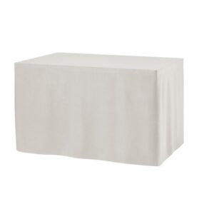 Tafelhoes wit t.b.v. klaptafel 122x76 cm.