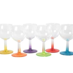 Wijnglas Color gemengd-  per 32 stuks mix-