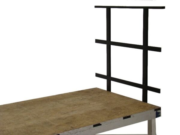 Leuning tbv podium zwart 1m