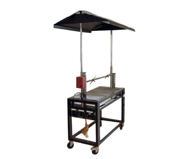 Dak tbv barbecue groot (incl 2 staanders)