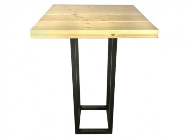Statafel Industrieel Steigerhout 80x80cm
