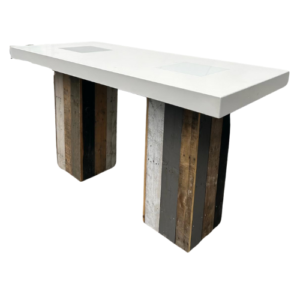 Statafel RAW Wood White L - 180x80cm