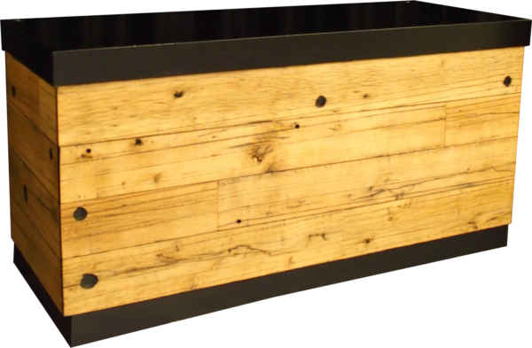 Buffettafel RAW Nature hoog - 180x70x110cm