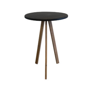 Statafel Natural Black Oak rond - ø80cm
