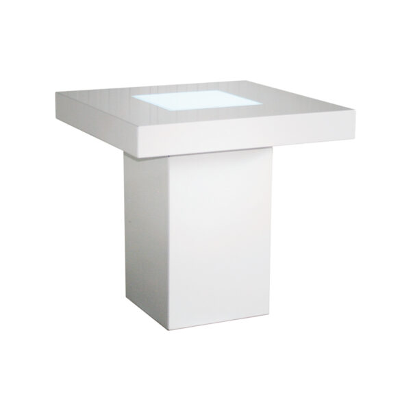 Lage tafel Smooth White S - 80x80cm