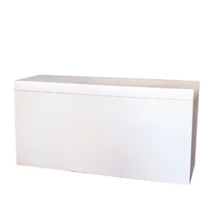 Buffettafel Smooth White smal 180x60
