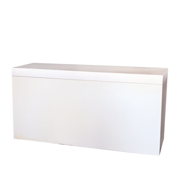 Buffettafel Smooth White smal 180x60