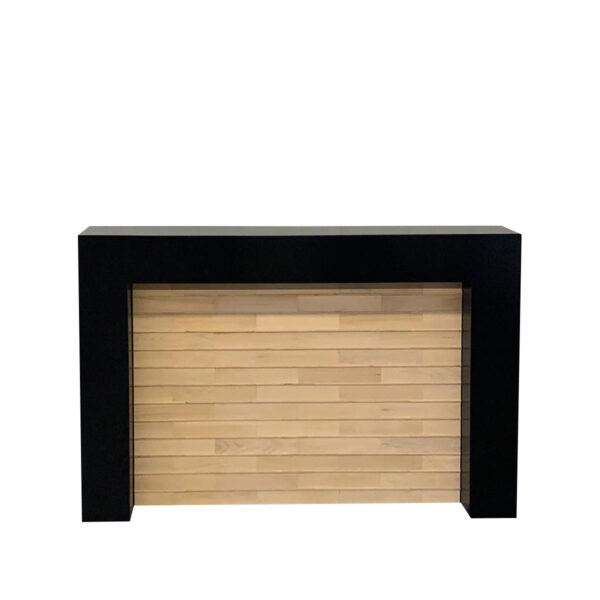 Bardeel Natural Wood Black - 180cm