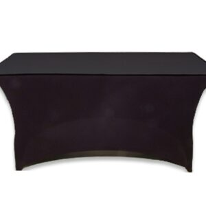 Buffetrok stretch zwart 120x80cm