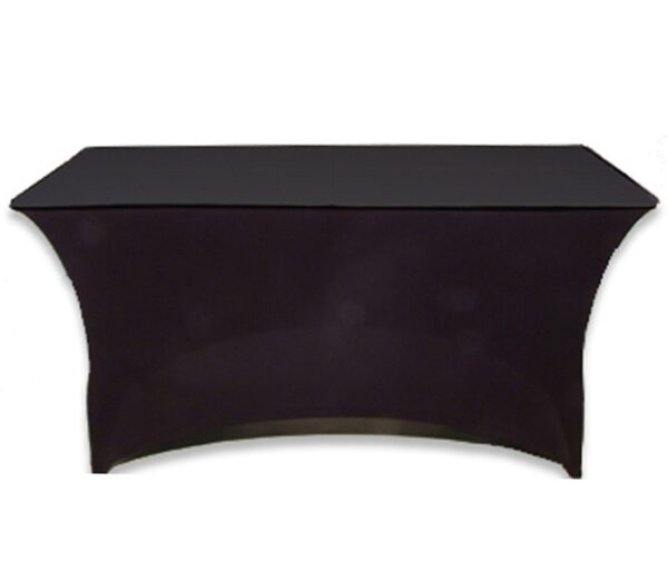 Buffetrok stretch zwart 120x80cm