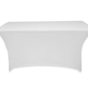 Buffetrok stretch wit 120x80cm