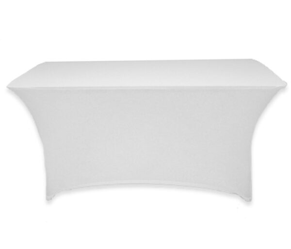 Buffetrok stretch wit 120x80cm