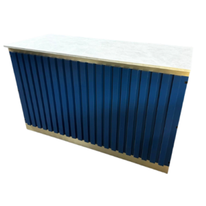 Buffettafel Marble Blue - 180x70x110cm