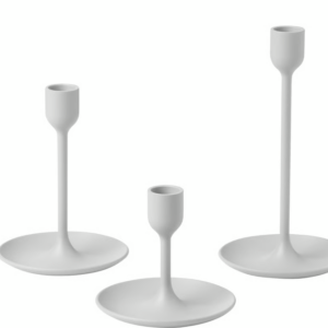 Kandelaren wit | set van 3 stuks