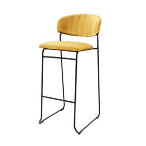 Kruk Veneto velvet okergeel/goud