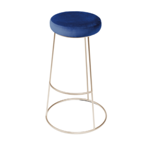 Kruk Alice velvet blauw